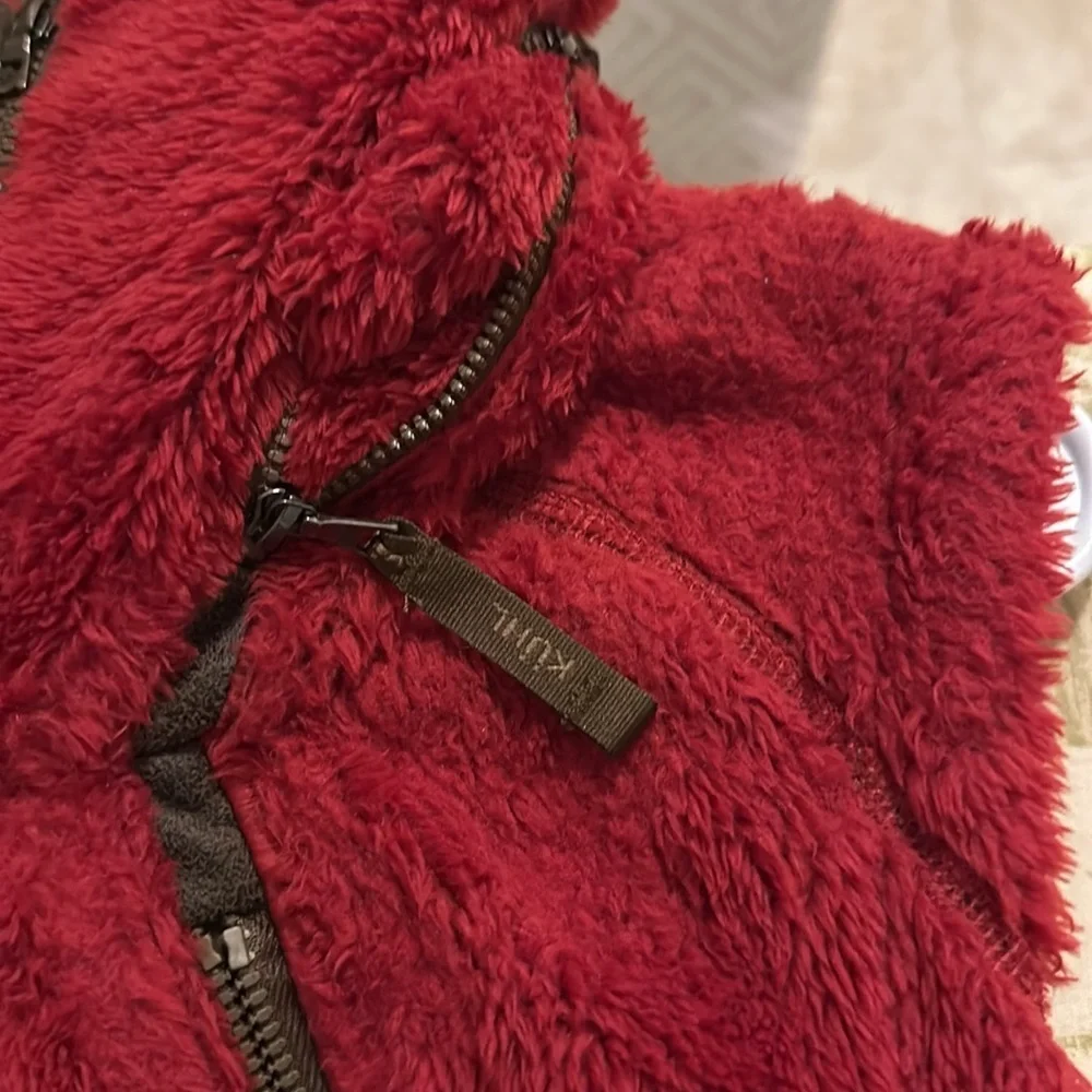 Kuhl Flight Fleece maroon/brown convertible vest M - Picture 10 of 12